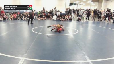 55 lbs Quarterfinal - Uriah Guebara, KS vs Jaxton Moua, WI
