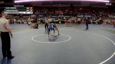 D 1 132 lbs Quarterfinal - Alex Amedee, East Ascension vs Karlin Ducote, Sulphur