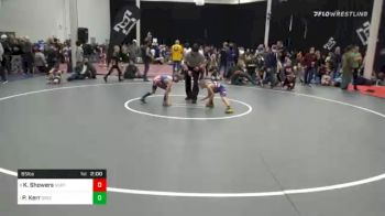 65 lbs Quarterfinal - Karson Showers, Northern Lebanon vs Porter Kerr, Greenwood