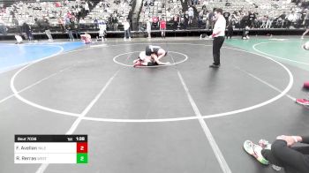 140-H lbs Quarterfinal - Fernando Avellan, Yale Street vs Robert Rerras, Westfield