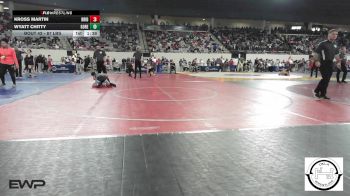 87 lbs Round Of 64 - Kross Martin, Bridge Creek Wrestling vs Wyatt Chitty, Gore Public Schools