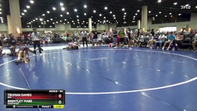 90 lbs Quarterfinal - Truman Dames, RPA vs Brentley Mabe, Northport