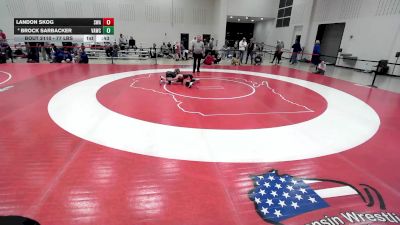 77 lbs Cons. Sub-semis - Brock Sarbacker, Verona Area Wrestling Club, Inc. vs Landon Skog, Sarbacker Wrestling Academy