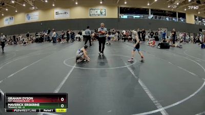 56 lbs Round 2 - Graham Dyson, Mat Assassins Black vs Maverick Erskrine, Triangle WA