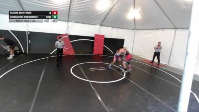 157 lbs Cons. Round 4 - Gregorio Tolentino, Church Boyz Wrestling Club vs Jacob Martinez, El Modena