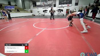 83-90 lbs Rr Rnd 1 - Ryder Montgomery, Pryor Tigers vs Isaiah Zardeneta, Muskogee