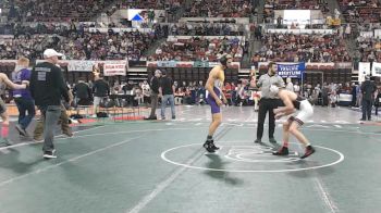 A - 138 lbs Quarterfinal - Jaiden Moreland, Laurel vs Brody Ketterling, Lockwood (Billings)