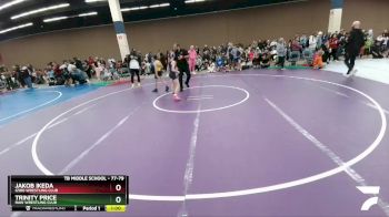 77-79 lbs Round 1 - Jakob Ikeda, G580 Wrestling Club vs Trinity Price, Raw Wrestling Club