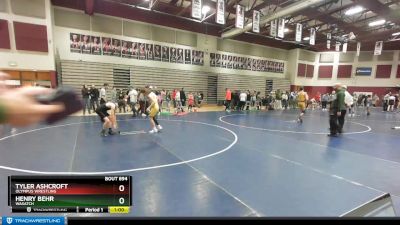 117 lbs Cons. Round 2 - Tyler Ashcroft, Olympus Wrestling vs Henry Behr, Wasatch