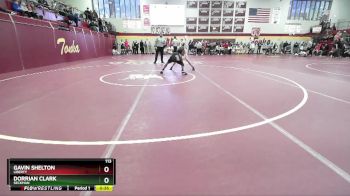 113 lbs Cons. Semi - Dorrian Clark, SECKMAN vs Gavin Shelton, LIBERTY