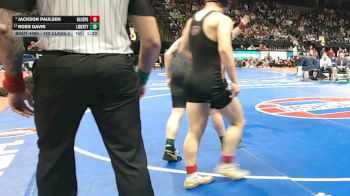 150 Class 4 lbs 1st Place Match - Jackson Paulsen, Blue Springs vs Ross Davis, Liberty