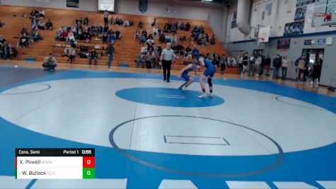 106 lbs Cons. Semi - Wesley Bullock, Olympic vs Xavier Powell, North Mason