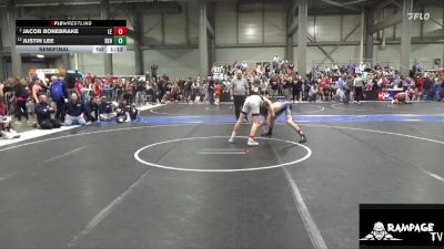 105 lbs Semifinal - Jacob Bonebrake, Lawrence Elite vs Justin Lee, Renegades