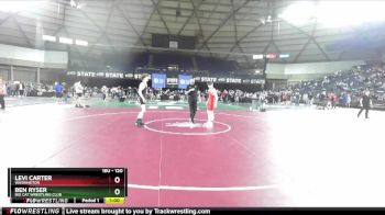 120 lbs Cons. Round 5 - Ben Ryser, Big Cat Wrestling Club vs Levi Carter, Washington