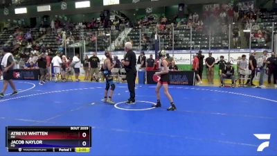 92 lbs Champ. Round 2 - Atreyu Whitten, MO vs Jacob Naylor, MD