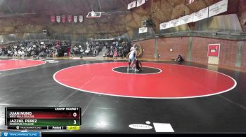 174 lbs Quarterfinal - Juan Nuno, West Hills College vs Jazziel Perez, Moorpark College