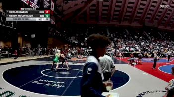 132-6A Quarterfinal - Nicolas Owens, North Gwinnett vs Kieron McCormack, Buford HS