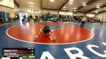 150B 1st Place Match - Beck Swecker, Thunder Basin High School vs Quinten Gould, Scottsbluff