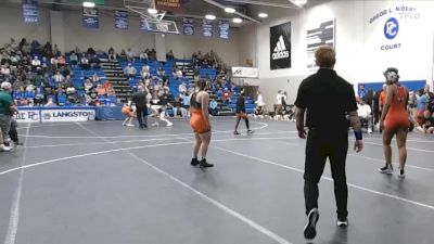 160 lbs Champ. Round 2 - Bo Geibe, Indiana Tech vs Aniya Mciver, Delaware State