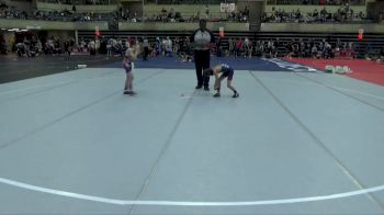 60 lbs Round 3 - Jaxsyn Cherry, First There vs Rj Timmerman, St. Peter Youth Wrestling