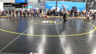 78 lbs Consi Of 8 #2 - Luca Sundo, Pittsburgh vs Brayden Hopfer, Pittsburgh