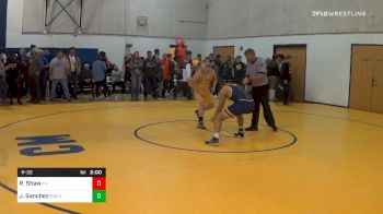 182 lbs Prelims - Ryan Shaw, Forest Hills vs Jonathan Sanchez, Moeller-OH