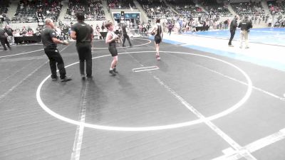 105 lbs Semifinal - Elijah Crane, Midwest City Bombers Youth Wrestling Club vs Brayden Colibert, Tulsa Blue T Panthers