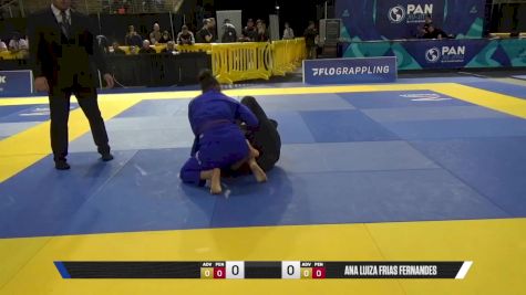 Alanis Diniz vs Ana Luiza Frias Fernandes 2025 Pan Jiu Jitsu IBJJF Championship