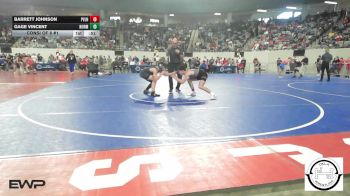 120 lbs Consi Of 8 #1 - Barrett Johnson, Pauls Valley Panthers Wrestling vs Gage Vincent, Norman North