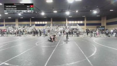 138 lbs Semifinal - Jacob Lopez, Beat The Streets Oxnard vs Brian Miller, Palo Alto Elite WC
