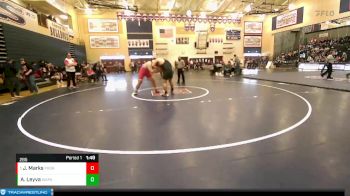 285 lbs Quarterfinal - Jacob Thomas Marks, Prosser vs Angel Leyva, Wapato