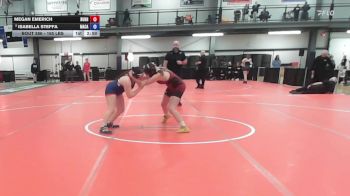 165 lbs 5th Place - Megan Emerich, Burnt Hills/Scotia/Ballston Spa vs Isabella Steffa, MacArthur