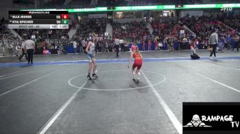 60 lbs Champ. Round 1 - Elle Jessee, Columbus vs Kya Spicher, Thunderbird