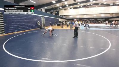 125 lbs Semifinal - Dominic Terraciano, New Jersey City University vs Jack Parker, Franklin And Marshall