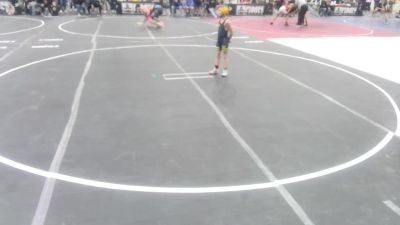 58 lbs Consi Of 4 - Kole Thomsen, Fighting Squirrels WC vs Reed Saltenberger, Patriot Mat Club