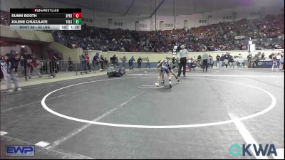 54 lbs Quarterfinal - Sunni Booth, Sperry Wrestling Club vs Jolene Chuculate, Tulsa Blue T Panthers