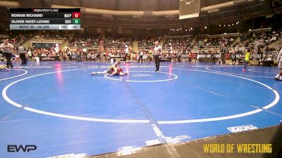 58 lbs Consi Of 32 #2 - Rowan Richard, Matpac vs Oliver Heist-Levine, Bozeman Wrestling Club