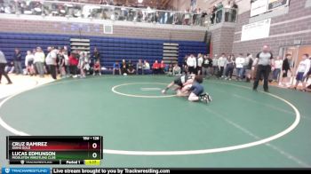 126 lbs Champ. Round 1 - Lucas Edmunson, Middleton Wrestling Club vs Cruz Ramirez, Idaho Gold