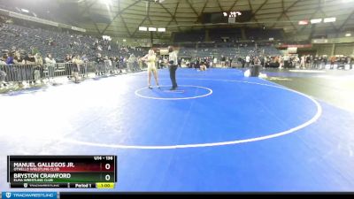 136 lbs Cons. Semi - Manuel Gallegos Jr., Othello Wrestling Club vs Bryston Crawford, Elma Wrestling Club