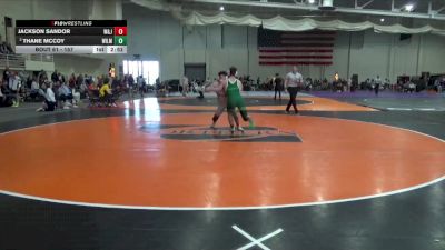 157 lbs Champ. Round 2 - Jackson Sandor, Washington & Jefferson vs Thane McCoy, Wilmington
