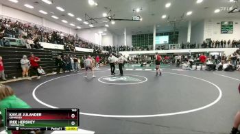 140 lbs Semifinal - Kaylie Julander, Kemmerer vs Iree Hershey, Torrington
