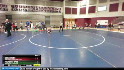 52 lbs Cons. Round 1 - Rickson Bass, Southern Utah Elite vs Cole Huth, Stallions Wrestling Club