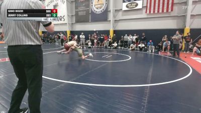 115 lbs Quarterfinal - Gino Bozzi, Bangor vs Jerry Collins, Drexel Hill