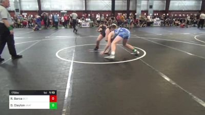 175 lbs Final - Ralphie Barca, DC Trained vs David Clayton, Unattached