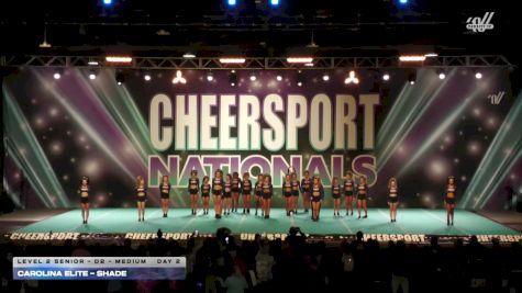 Carolina Elite - Shade [2026 L2 Senior - D2 - Medium Day 2] 2026 CHEERSPORT National All Star Cheerleading Championship