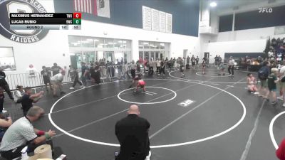 92 lbs Round 2 - Lucas Rubio, 951 Wrestling Club vs Maximus Hernandez, Threshold Wrestling Club