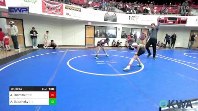 96-100 lbs Rr Rnd 2 - Colt Ragsdale, Tiger Trained Wrestling vs Hunter Pierce, Grove Takedown Club