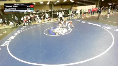106 lbs Cons. Round 5 - Parker Barry, Unattached vs Cullen Parks, Bourbonnais
