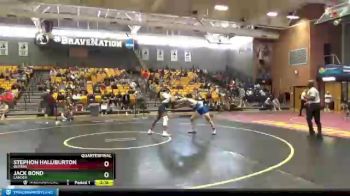 174 lbs Quarterfinal - Jack Bond, Lander vs Stephon Halliburton, Queens