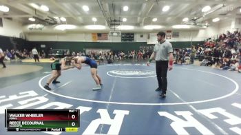 144 lbs 1st Place Match - Walker Wheeler, Forks vs Reece Decourval, Klahowya